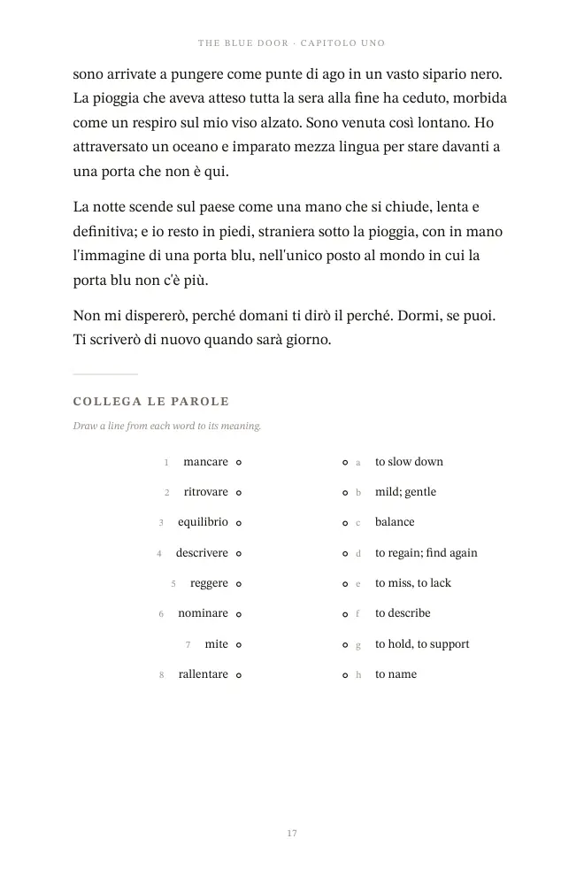 Read in Italian Intermediate: The exercises that close a chapter